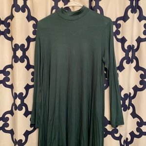 Long sleeve tee shirt dress